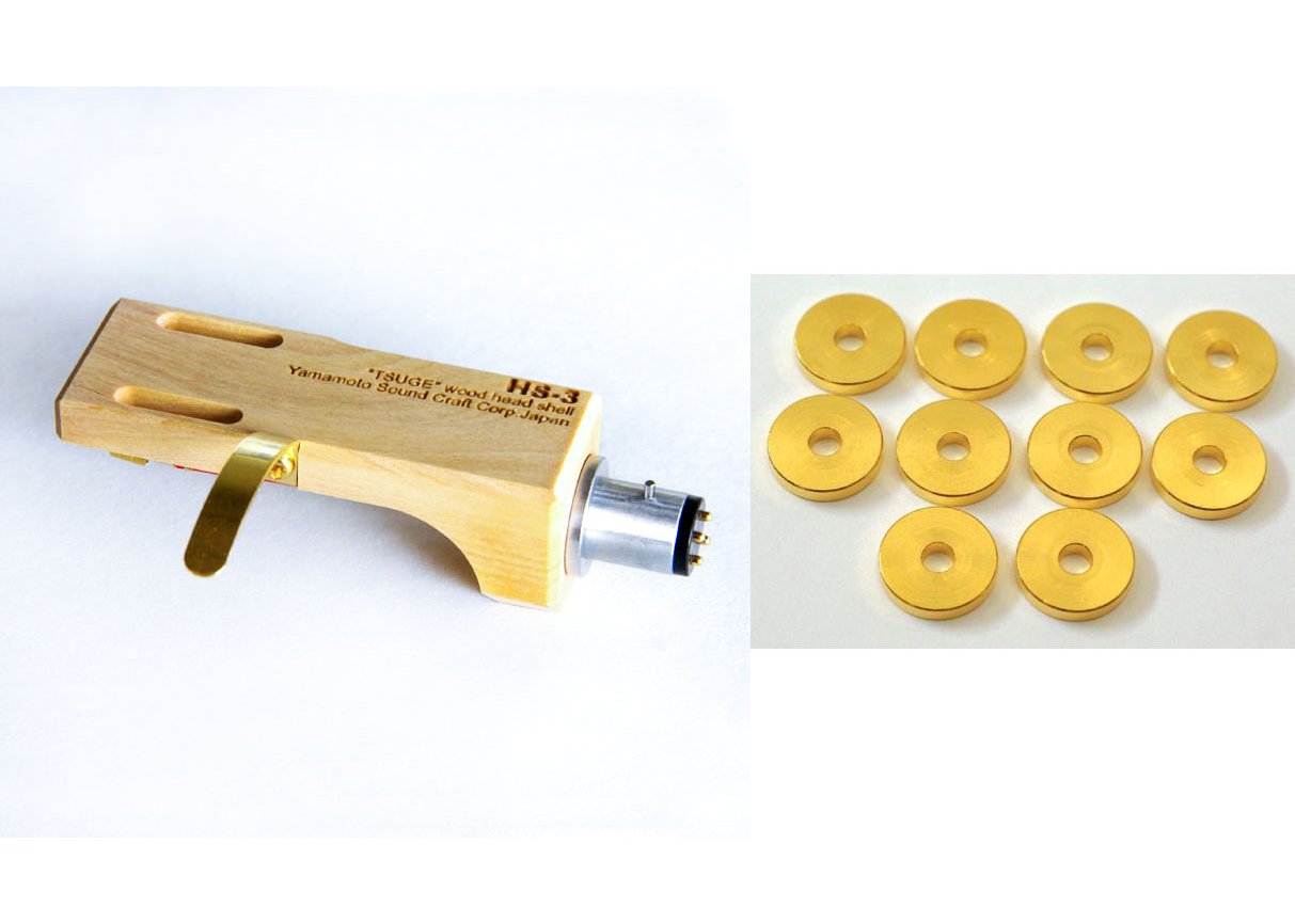 Amazon.co.jp: 山本音響工芸 HS-3 ツゲ材製ヘッドシェル&ウェイト調整